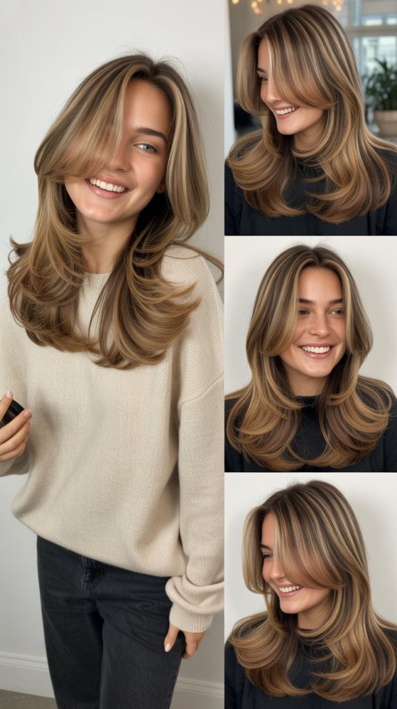 Long Layers with Face-Framing Pieces