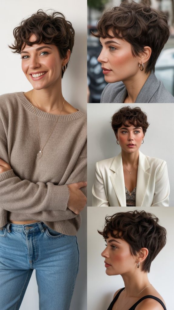 Messy Textured Pixie Cut