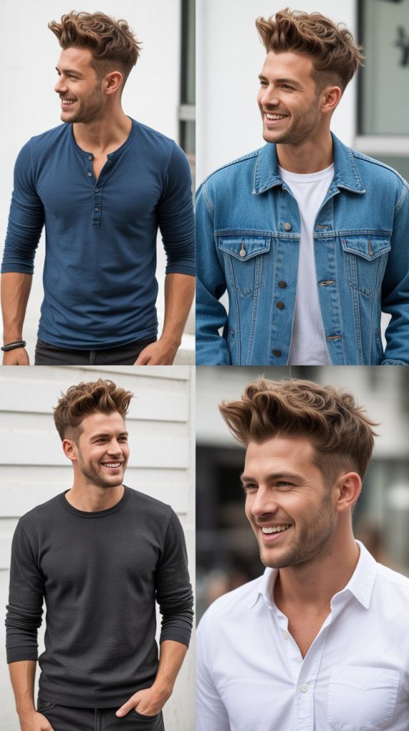 The Faux Hawk with Textured Top