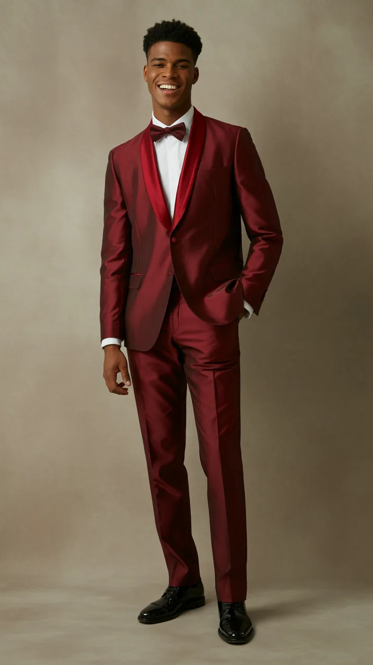 Red Prom Suits for Men: Turn Heads Instantly