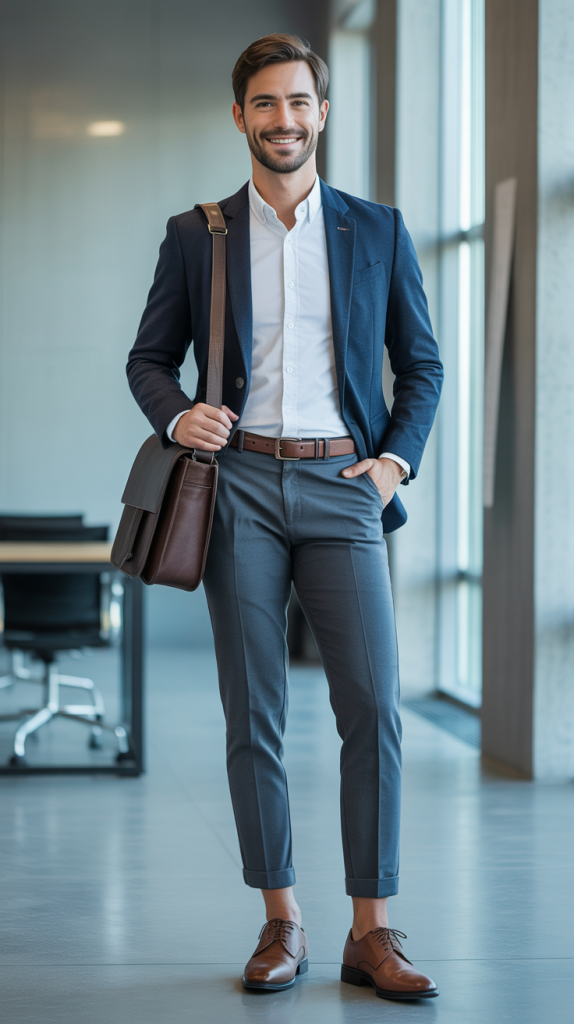 Tailored Ankle Pants with Smart Top