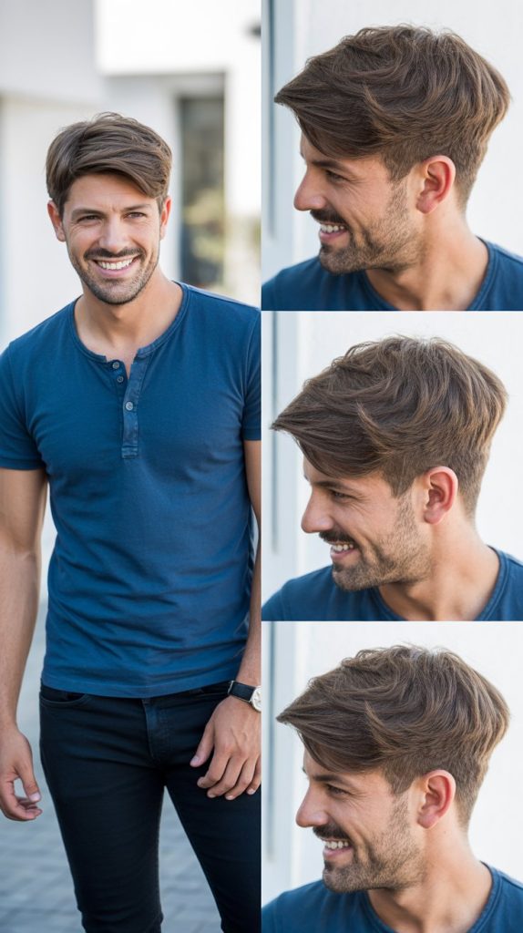 Long Layered Top with Short Sides