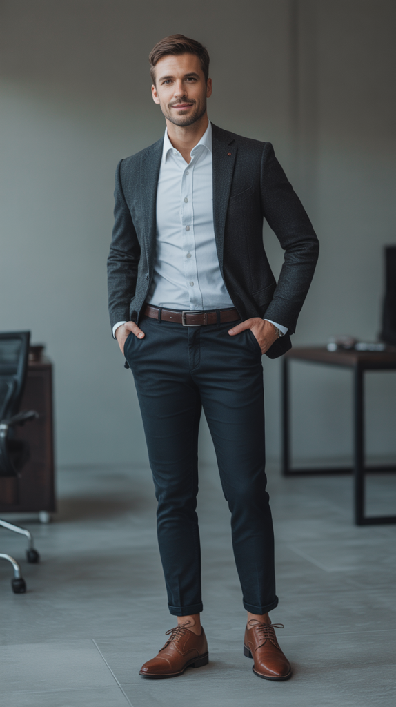 Brown Leather Shoe Foundation