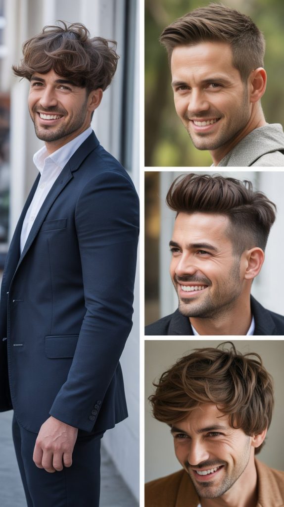 Best Haircuts for Men with Big Foreheads