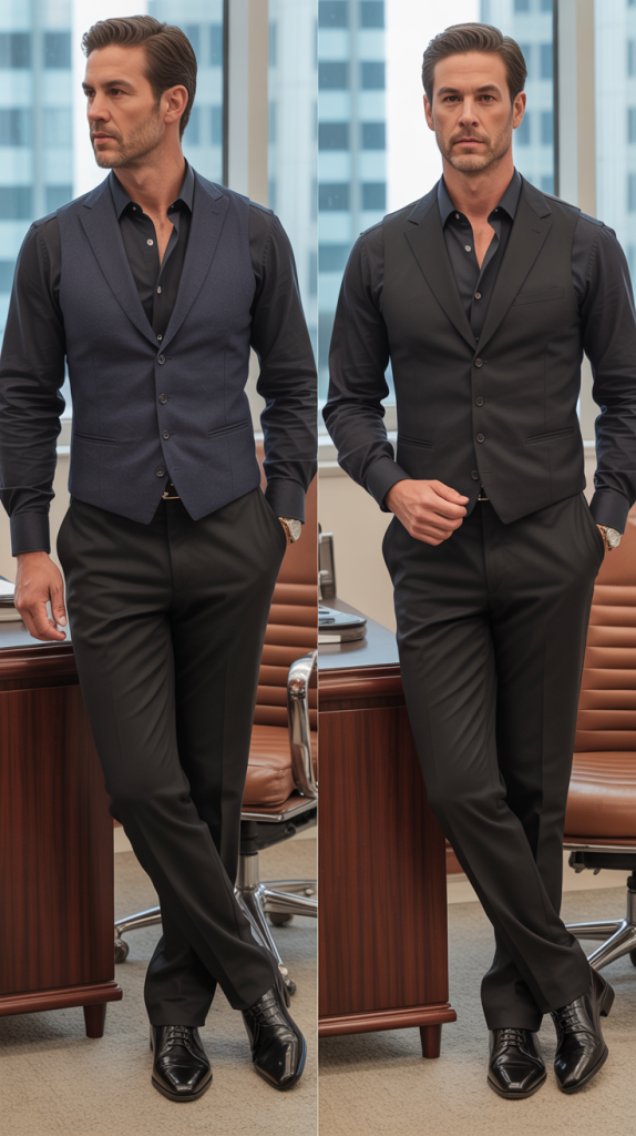 Layered Look with Vest