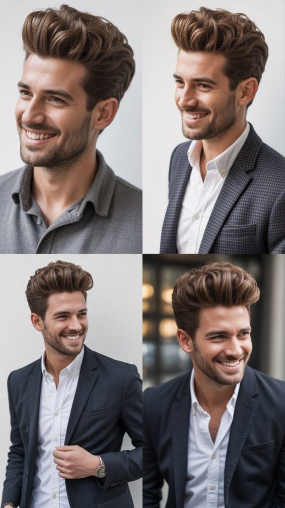 Quiff and Pompadour Styles