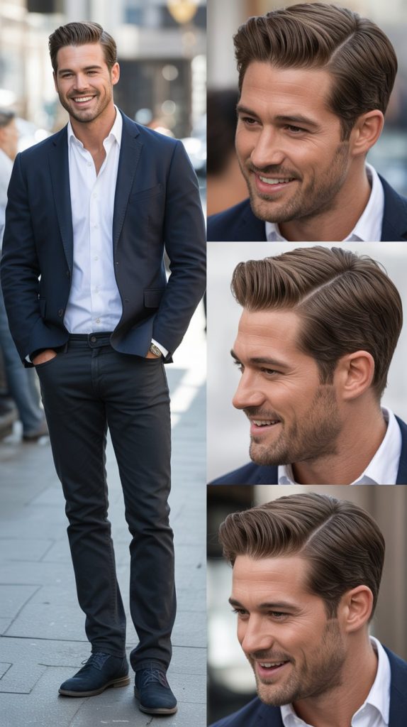 Side Part and Comb Over Techniques
