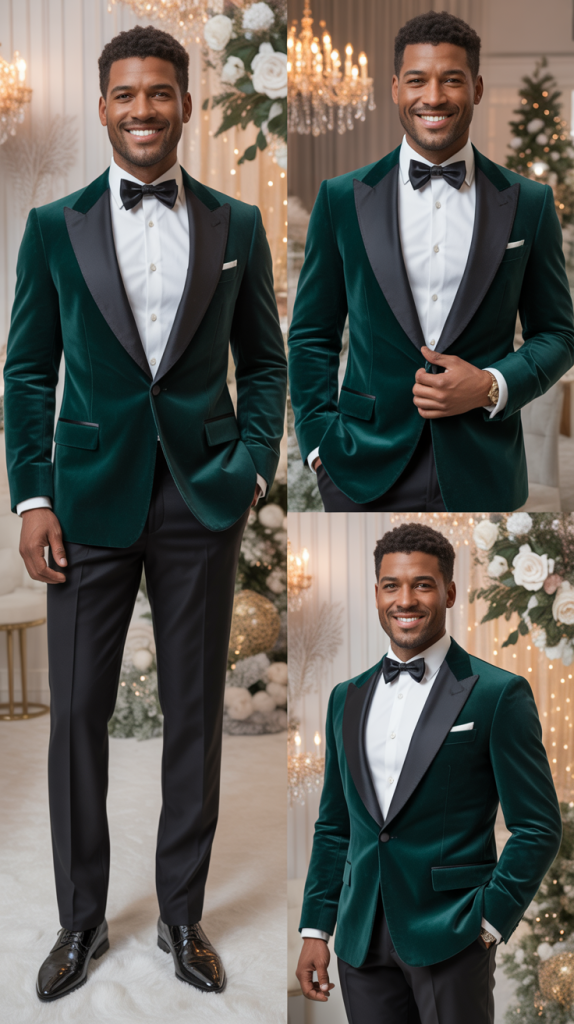 Emerald Green Velvet Jacket