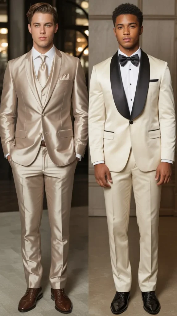 Champagne or Cream Suit