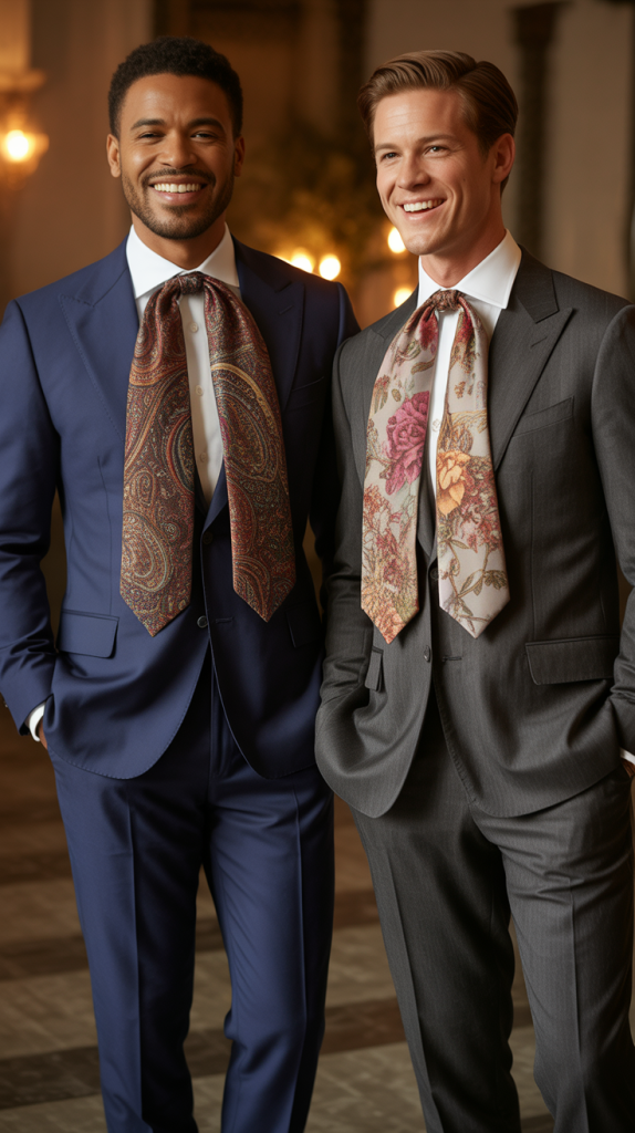 Statement Bow Tie With Classic Suit