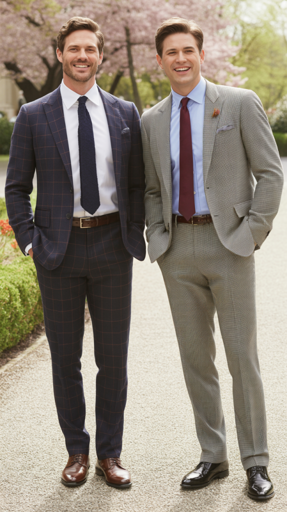  Patterned Suit For Distinctive Style