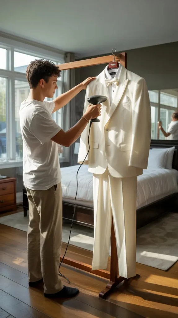 How to Care for a White Prom Suit
