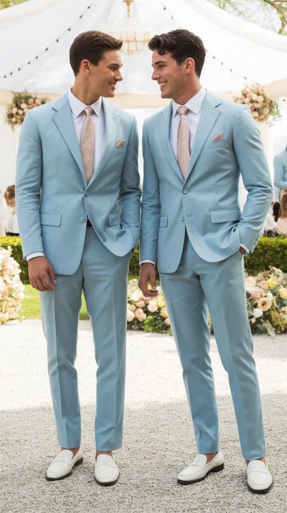 Powder Blue Suit