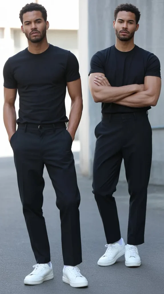 Black Streetwear Minimalist Outfit
