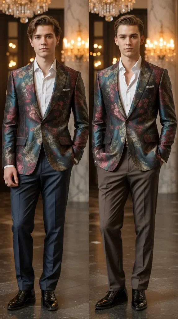 Floral Patterned Blazer