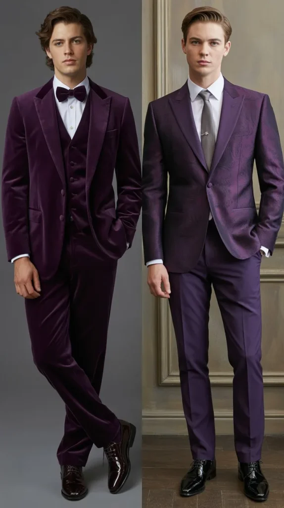 Deep Purple Suit