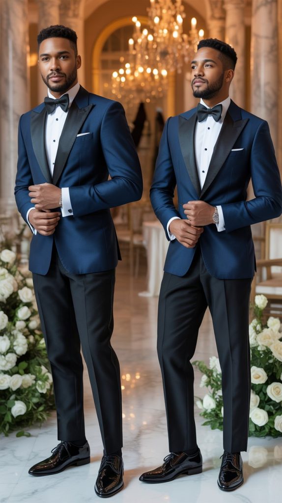  Classic Navy Blue Tuxedo