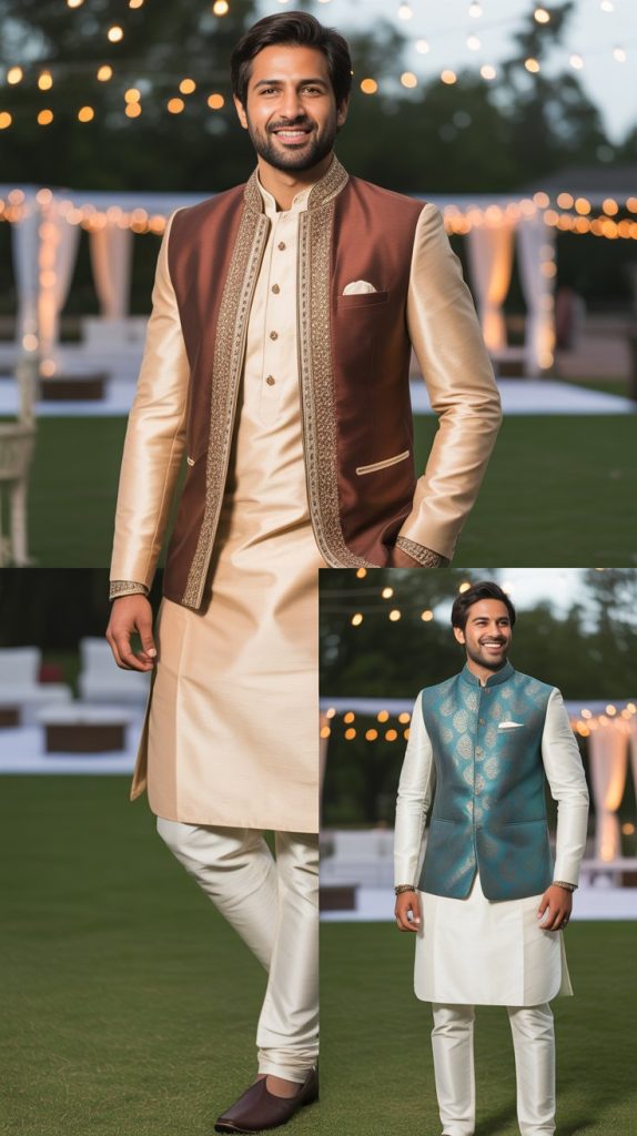 Kurta-Pajama with Nehru Jacket