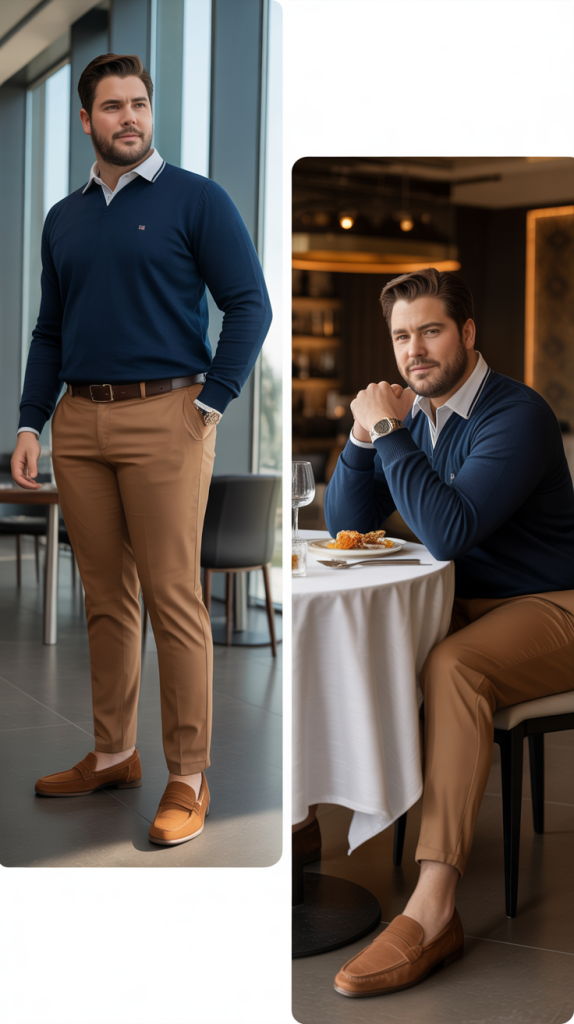The Sweater Polo with Chinos