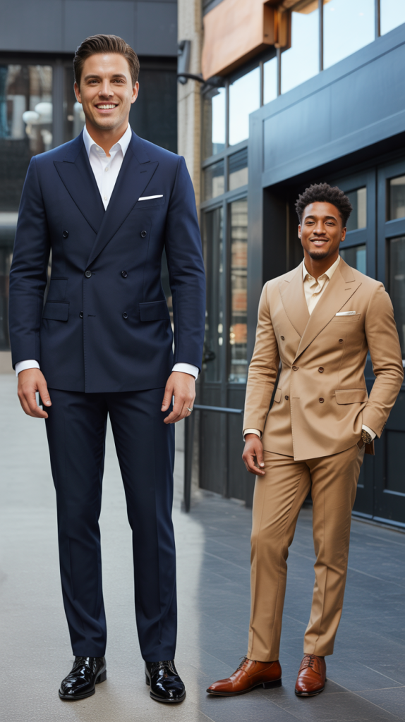 Double-Breasted Suit For Fashion-Forward Guests