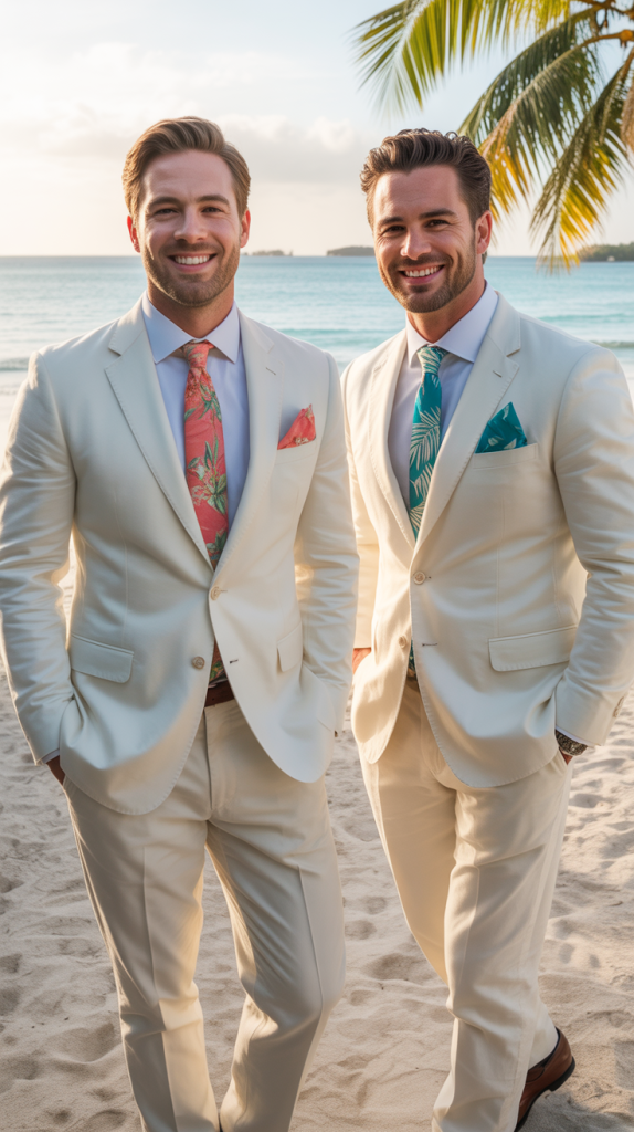 All-White Summer Suit