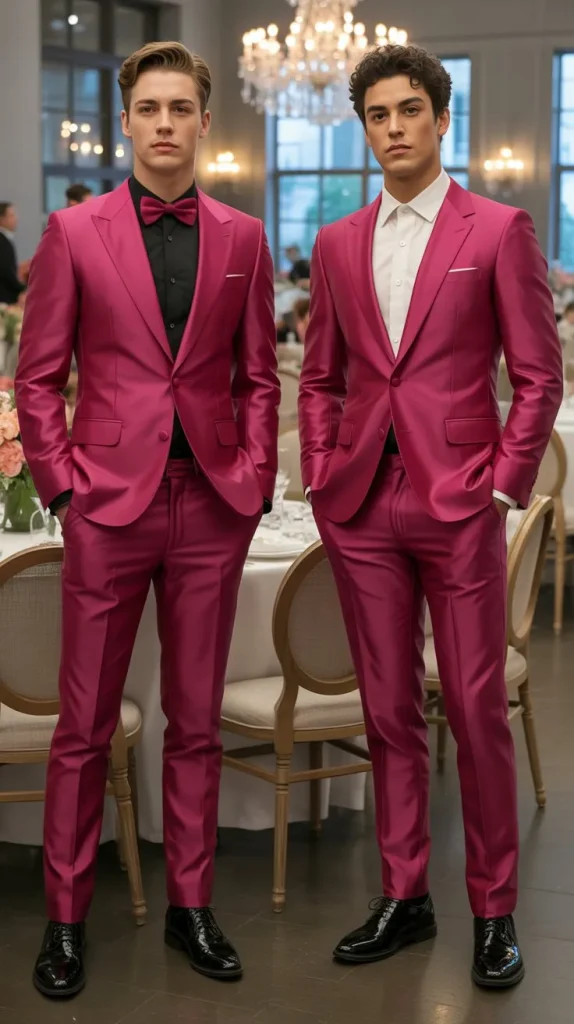 Fuchsia Pink Suit for Maximum Energy