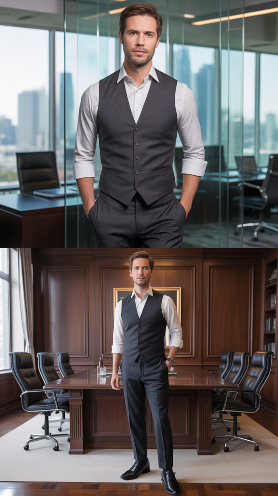 The Vest and Dress Shirt Pairing