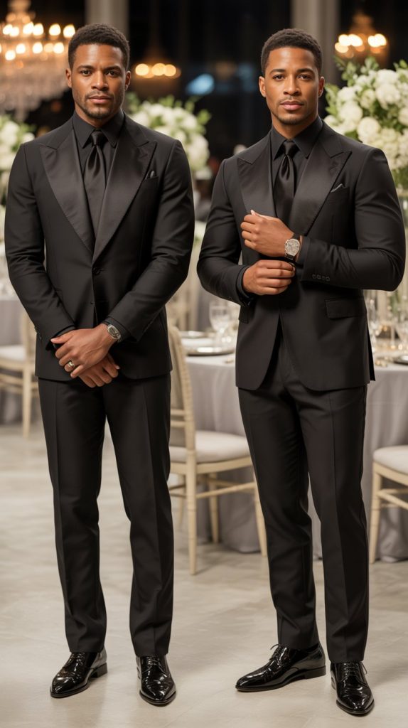  All-Black Monochromatic Ensemble