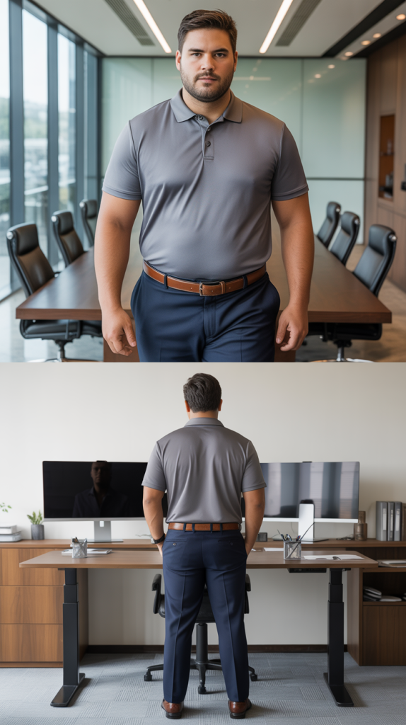 The Polo Shirt and Dress Pants Ensemble