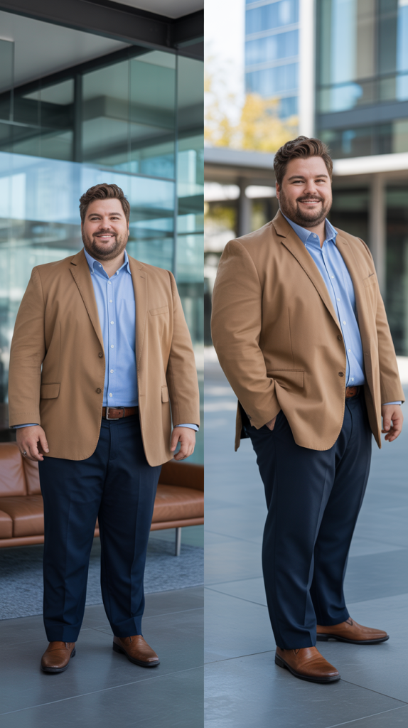 The Sport Coat with Dress Shirt and No Tie