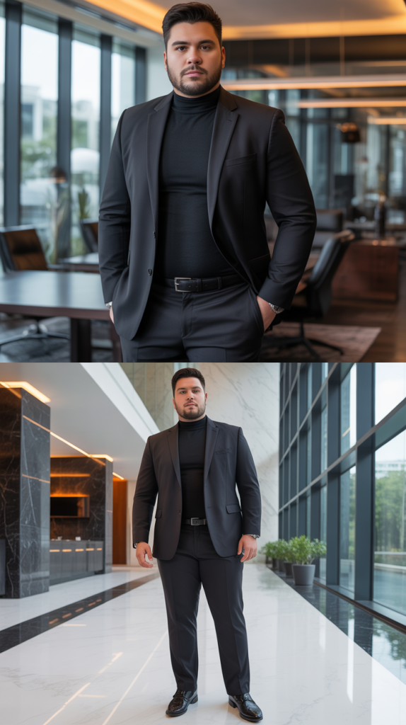 The Turtleneck with Blazer