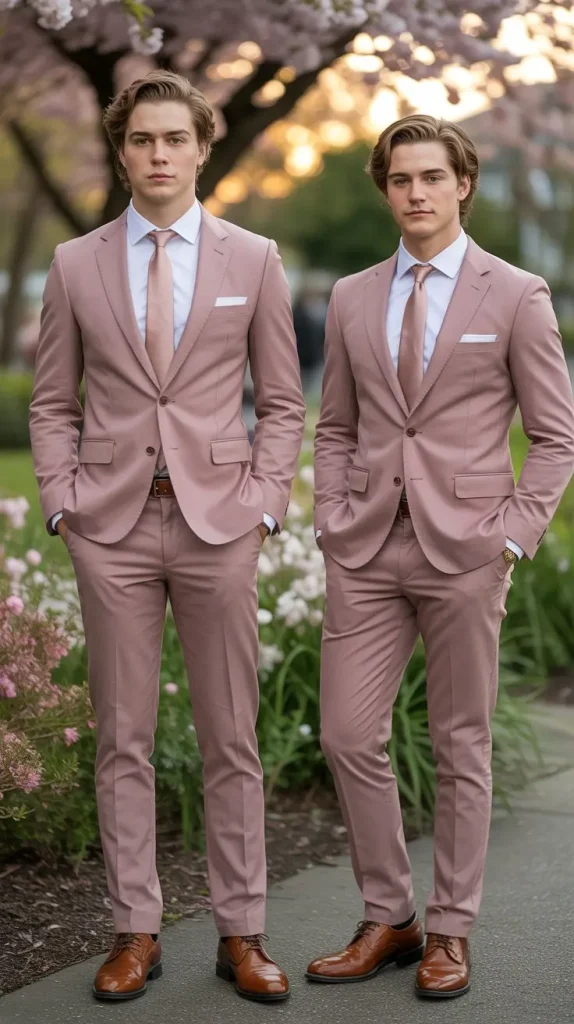 Dusty Rose Suit