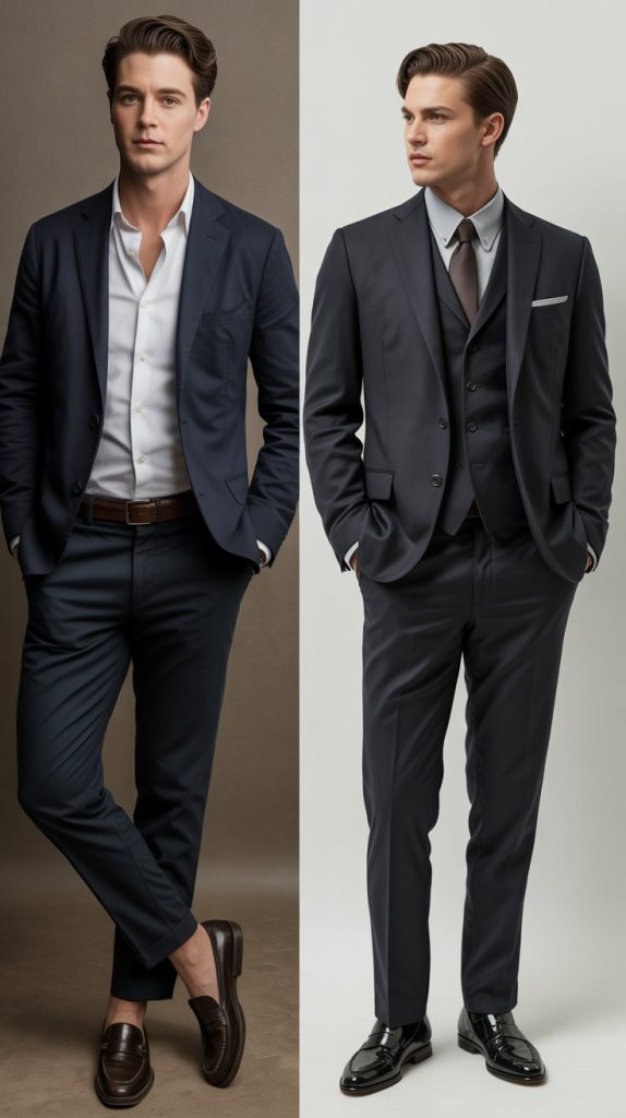 Side-Swept Bangs and Side Parts