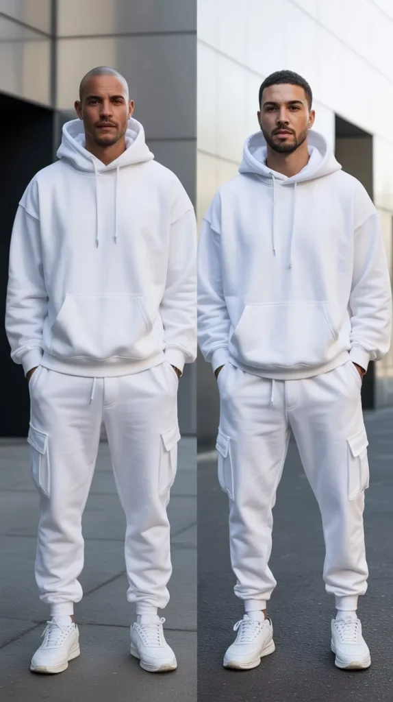 Monochrome All-White Outfit
