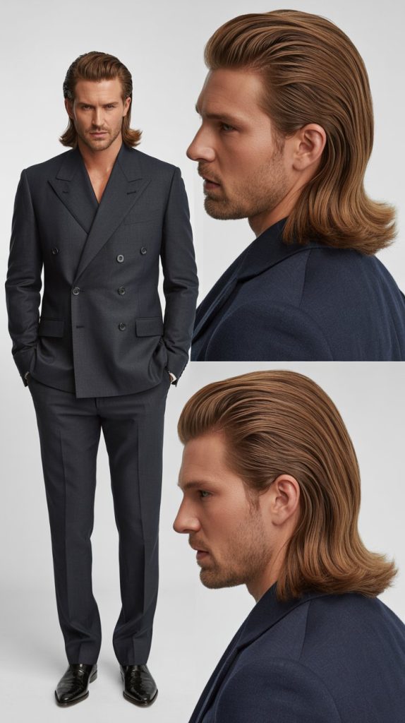 The Long Slicked-Back Style