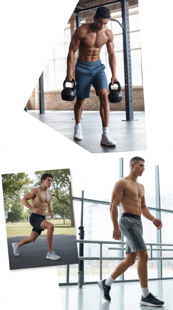 . Athletic Jorts With Performance Training Sneakers