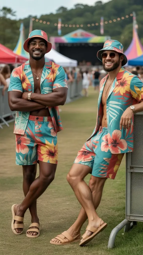 Bucket Hat + Matching Shorts Set — Festival-Ready Summer