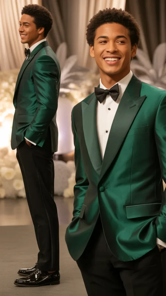 Emerald Green Classic Tuxedo Suit