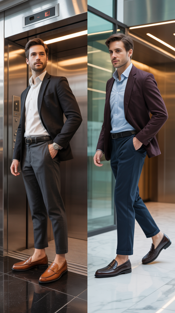 Loafers Creating Polished Comfort