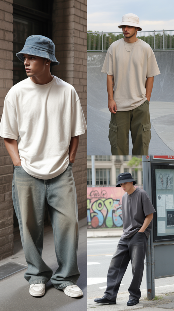 Bucket Hat With Relaxed-Fit Everything
