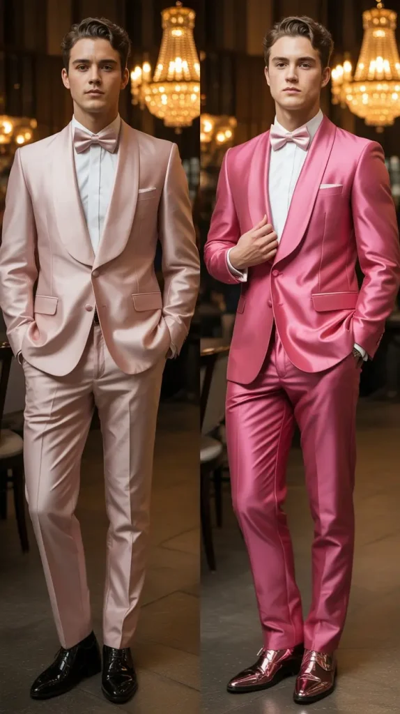 Why Pink Suits Are the New Prom Trend for Men