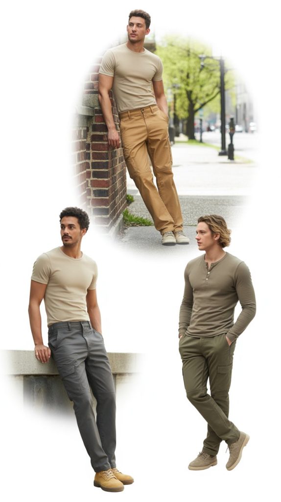 . Carpenter Pants With Fitted Top