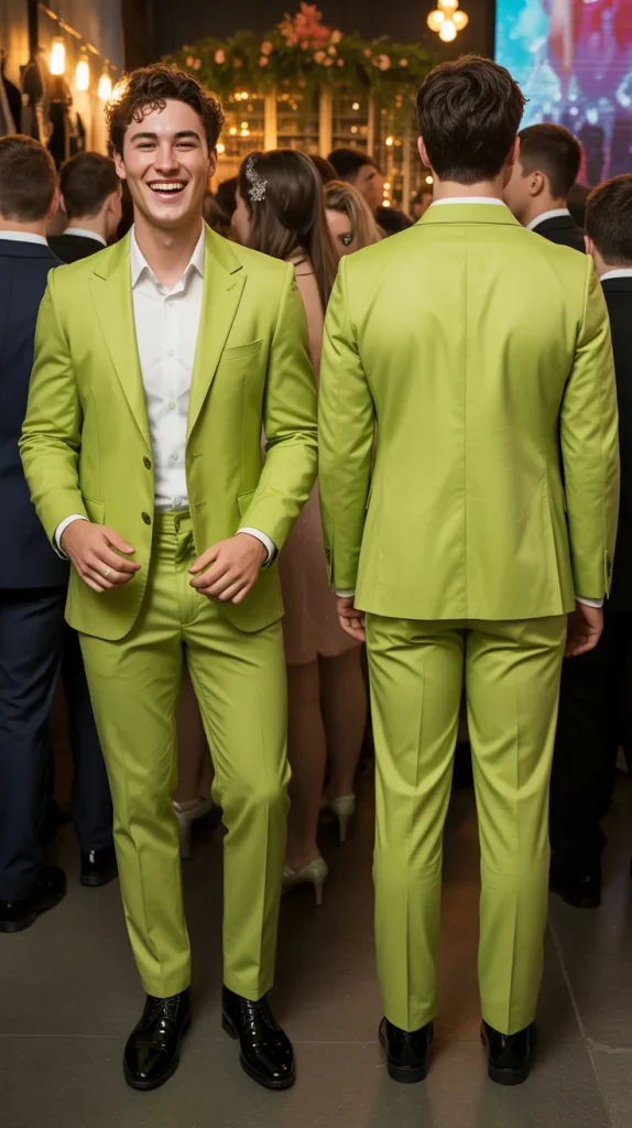Lime Green Bold Statement Suit