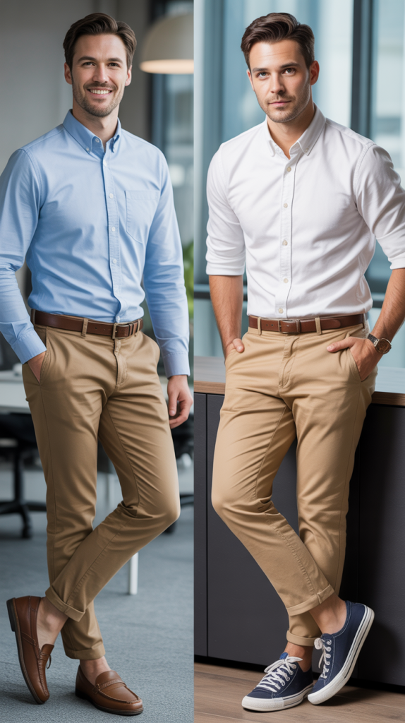 Casual Friday: Oxford Shirt and Khakis