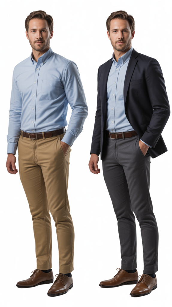 Light Blue Oxford Shirt Versatility