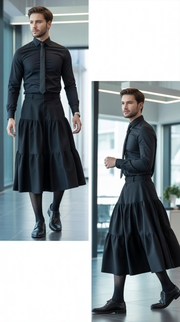 Tiered Skirt with Fitted Top