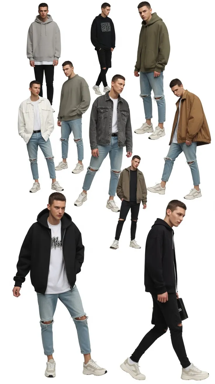 27 Aesthetic Streetwear Outfits For Men With Modern Edge