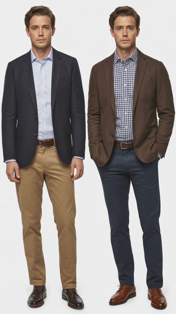 Mock Neck Sweater and Trousers