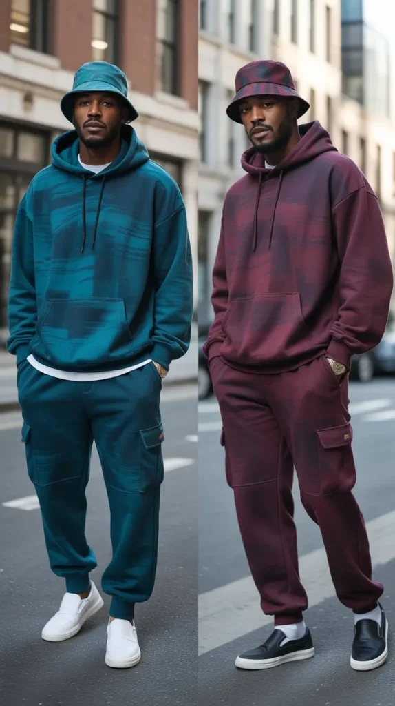 Bucket Hat and Relaxed Streetwear Set