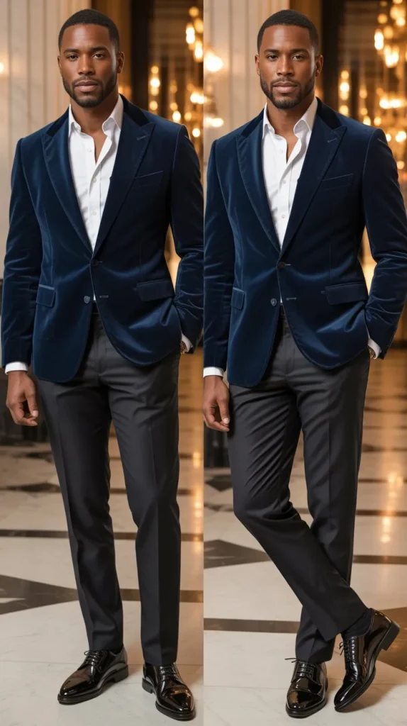 The Velvet Blazer Evening Look